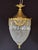 1980 French Louis XVI Gold Bronze Crystal Lantern - 1 Pc For Sale - Image 15 of 15