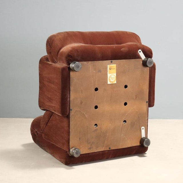 Rezia Lounge Chair by Emilio Guarnacci for 1P, 1970s For Sale - Image 9 of 11