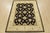 Farmhouse Ziegler Rug 5’1” X 6’4” Black Wool Traditional Hand-Knotted Oriental Carpet For Sale - Image 3 of 12