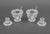 French Baccarat Crystal Covered Mustard Jars, Pair For Sale - Image 3 of 8