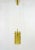 Mid-Century Modernist Glass Tube & Brass Pendant Lamp attributed to J. T. Kalmar for Kalmar, Austria, 1950s For Sale - Image 6 of 11