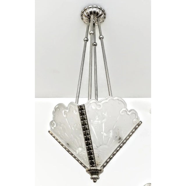 Mid 20th Century French Art Deco Wall Sconces signed by Muller Ferers - a Pair For Sale - Image 5 of 6