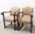 Set of Mid-Century Chestnut Armchairs, Spain, in Good conditions. Designed 1920 to 1949