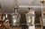 1940s Patinated Bronze Lanterns With Beveled Glass, France - a Pair For Sale - Image 9 of 12
