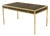 Mid-Century Brass & Leather Desk in the style of Maison Jansen, 1950s For Sale