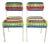 1990s Vintage Boho Chic Coastal Child Size Patio Chairs - A Pair For Sale