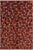 Brick Red 1990s Modern Balouchi Red& Orange Wool Rug- 5'1 X 6'7 For Sale - Image 8 of 8
