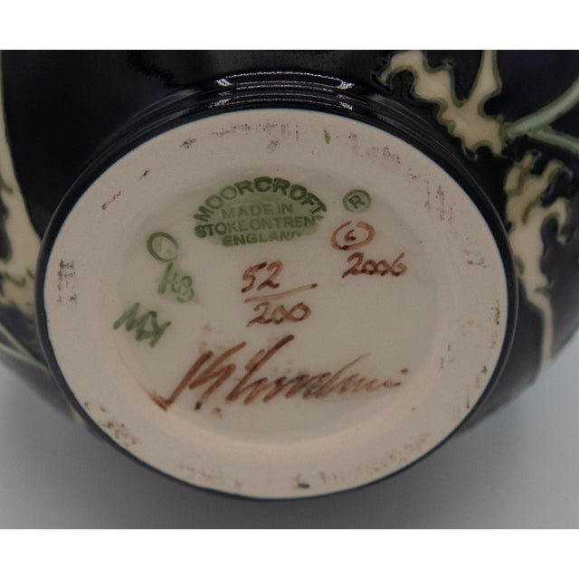 2000 - 2009 Moorcroft Limited Edition Chinese Lantern Vase - 11" H For Sale - Image 5 of 6