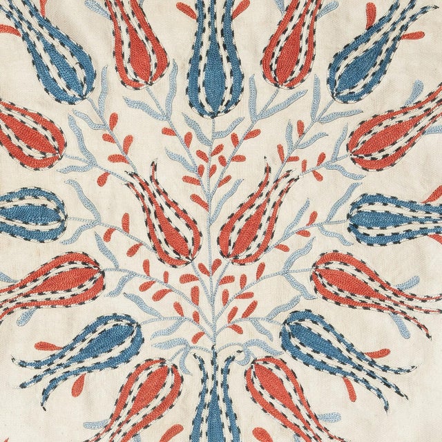 New Hand-Embroidered 100% Silk Cushion Cover – Authentic Uzbek Textile Art Elevate your home décor with this exquisite...