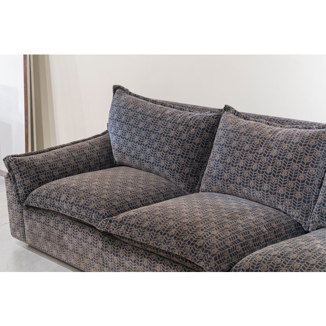 Italian Curved Cado Model Modular Sofa by Gunnar Gravesen and David Lewis for ICF, 1970s, Set of 4 For Sale - Image 6 of 12