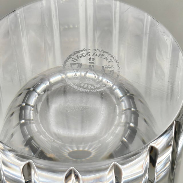 Vintage Baccarat “Harmonie” French Clear Crystal Bud Vase For Sale - Image 9 of 9
