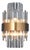 Collection Minerva Wall Lamp in Metal and Crystal by Jago For Sale