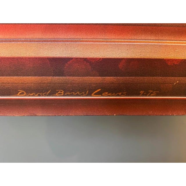 Wood Mid 20th Century David Barry Lewis Large Scale Mid-Century Abstract Painting For Sale - Image 7 of 9