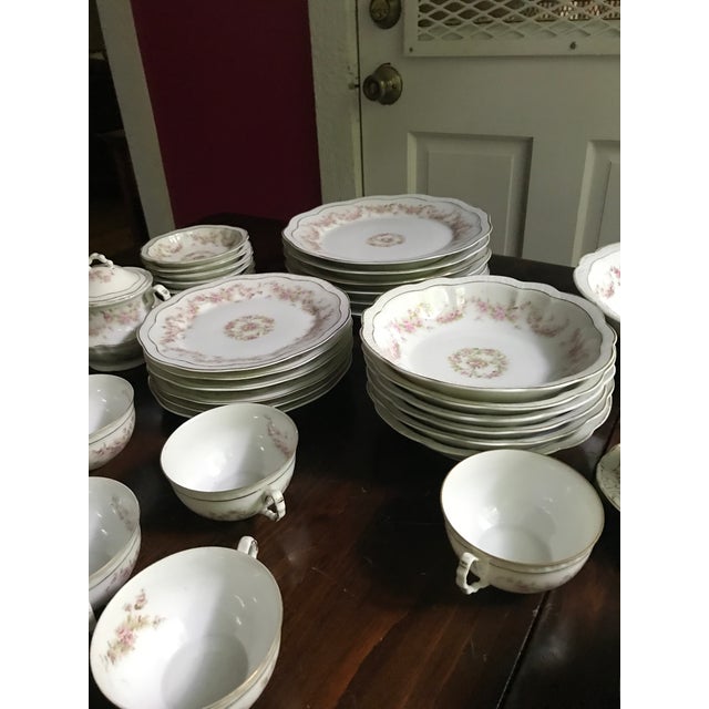 Early 19th Century Antique Bavaria, Orleans Z S and C China Set for 6- 40 Pieces For Sale - Image 5 of 12