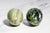 Wonderful Antique Polished Stone Specimen Eggs on Monkey Stands Grand Tour Mineral Collection Pair Home Decor For Sale - Image 11 of 16