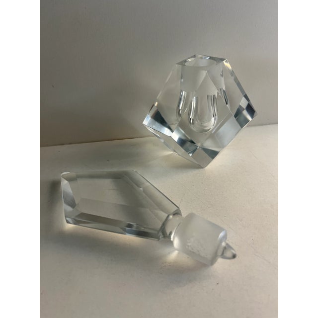 1970s Vintage Crystal Perfume Bottle For Sale In New York - Image 6 of 9