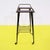 Wood Metal Service Cart with Grille Shelf and Wheels For Sale - Image 7 of 9