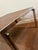 1960s Mid-Century Modern Electa Stow Davis Walnut and Chrome Coffee Table For Sale - Image 5 of 8