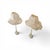 Baroque Lamps with Hat-Shaped Lace Shades, Set of 2 For Sale - Image 11 of 12