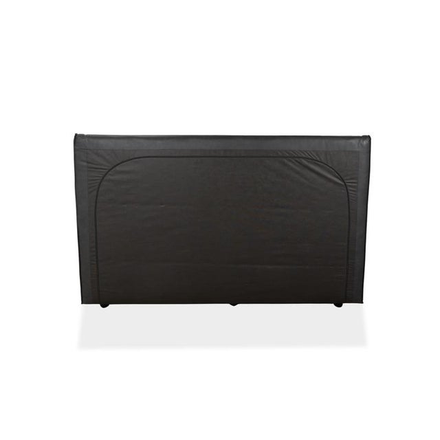 Anthracite Faux Leather Box Spring Bed from Ruf For Sale - Image 9 of 11