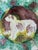 Late 18th Century Victorian Era Majolica Dog Plates Arsenal Pottery Set of Three (3) For Sale - Image 5 of 12