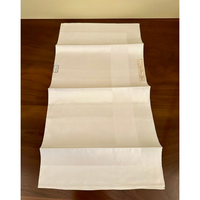 Contemporary Vintage Large Irish Linen Napkins, Set of 8 Never Used For Sale - Image 3 of 11