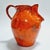 Vintage Orange Glazed Ceramic Face Jug, 1960s For Sale - Image 13 of 15