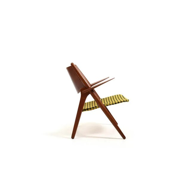 Mid-Century Modern CH-28 Easy Chair in Teak by Hans J. Wegner for Carl Hansen & Søn, 1960s For Sale - Image 3 of 13