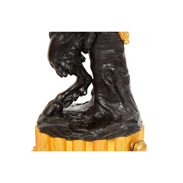 Pair of French Antique Four-Light "Satyr & Bacchante" Candelabra After Clodion For Sale - Image 12 of 12