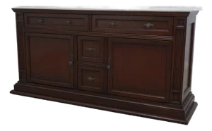 French Country Style Cherry Entertainment Tv Console or Bar