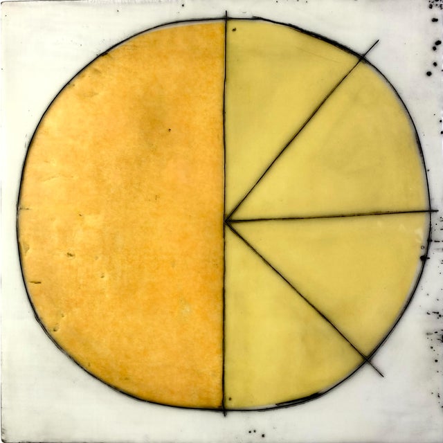 Mid-Century Modern Encaustic Collage Installation by Gina Cochran - "Local Dialect" - 9 Panels For Sale - Image 3 of 11