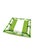 2020s Fret Rim Tray — Italian Hand-Painted Ceramic, Bamboo Motif, Green For Sale - Image 5 of 5