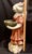 Traditional Large Folk Art Country Whimsical Bunny Rabbit Holding a Basket Statue Excellent Condition. For Sale - Image 3 of 11