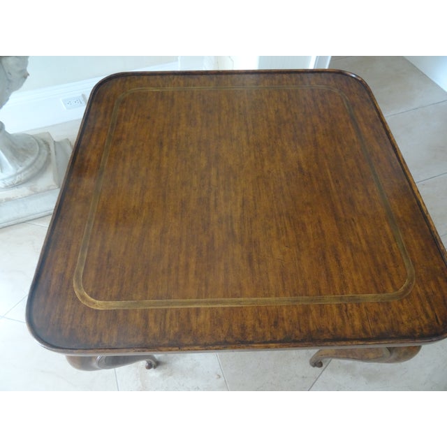 Brown Vintage Minton Spidell Walnut Table For Sale - Image 8 of 10