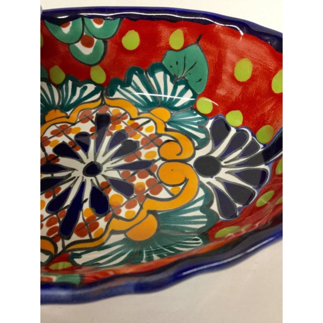 Mexican Bright Ceramic Condiment Bowls - A Pair For Sale In Portland, ME - Image 6 of 13
