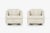 Pair of Attributed to Harvey Probber Hexagonal Swivel Lounge Chairs, These chairs feature an Irregular Hexagon shape with...
