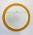 Metal Yellow Convex Glass & Chrome Wall Mirror from Veca, Italy, 1960s For Sale - Image 7 of 9
