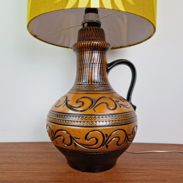 Mid-Century Modern Mid-Century Ceramic Table Lamp by Pan Keramik, 1960s For Sale - Image 3 of 9