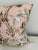 Beautiful custom bird and botanical print throw pillow. The pillow measures 22' square, has a knife edge, and backed in...