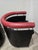 Armchairs in Black and Red Leather Chrome, 1980s, Set of 2 For Sale - Image 15 of 17