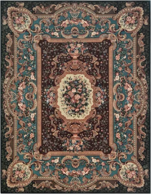 Mansour Exquisit Handwoven Savonnerie Rug