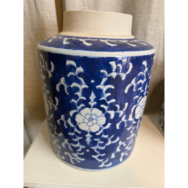 Blue & White Vase, S/3 For Sale - Image 4 of 8