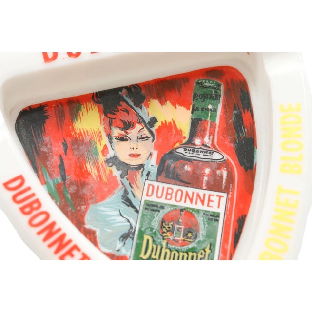 Dubonnet Opaline Glass Ashtray For Sale - Image 4 of 7