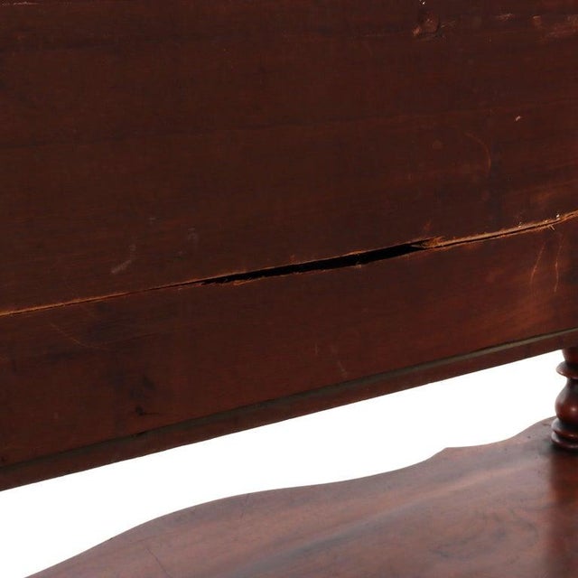 late 19th Century Victorian Rococo Revival Walnut Drop Front Etagere C1890 For Sale - Image 15 of 17