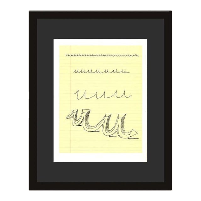 1990s 'U' From 'Hockney's Alphabet' by David Hockney For Sale