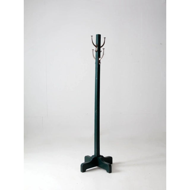 Vintage Wooden Coat Rack For Sale - Image 10 of 11