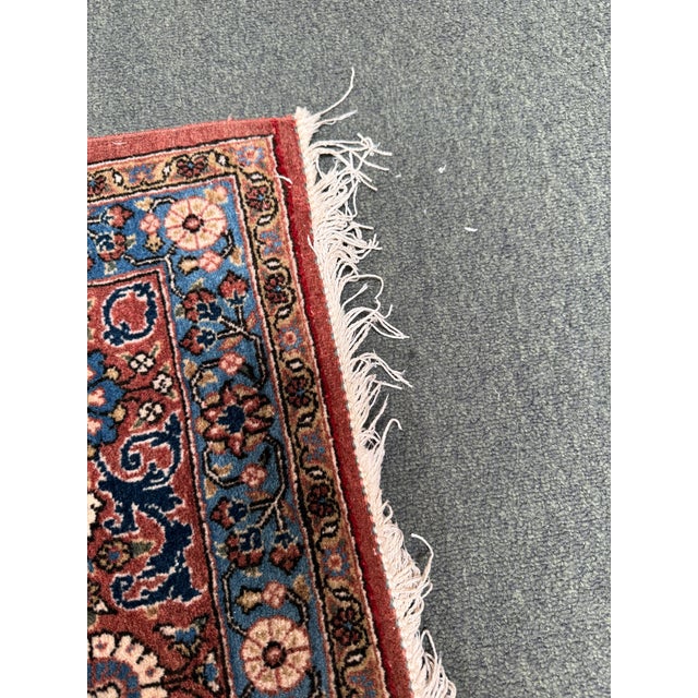 7ft 1in × 11ft 7in Iranian Bakhtiari Tree of Life Hand Woven Area Rug, Circa 1960's For Sale In San Francisco - Image 6 of 13