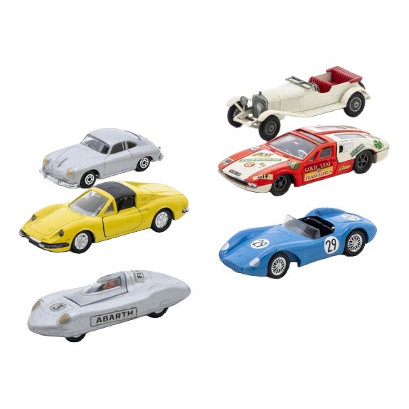 Miniature Car Models, Set of 6 For Sale