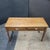 Wood Early 20th Century English Oak 2 Drawer Console Table With Tapered Legs and Spade Feet For Sale - Image 7 of 13