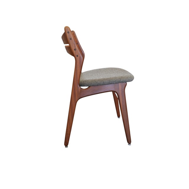Mid-Century Modern Vintage Danish Model 310 Chair in Teak by Erik Buch, 1960s For Sale - Image 3 of 12